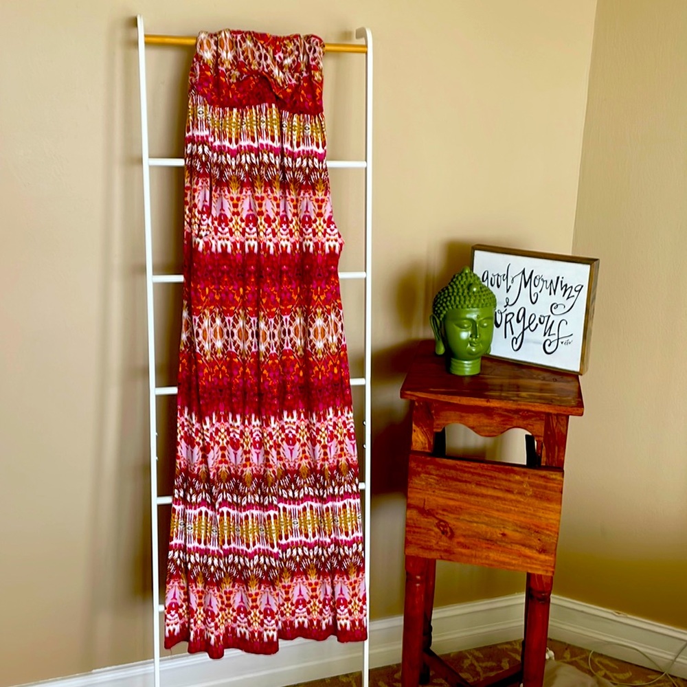 Garnet Hill convertible strapless maxi dress